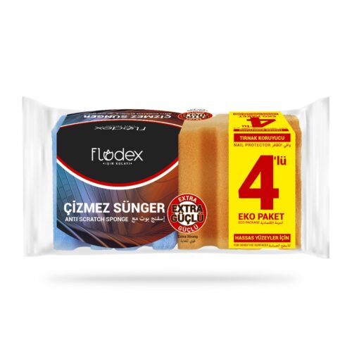Çizmez Sünger Oluklu 4'lü