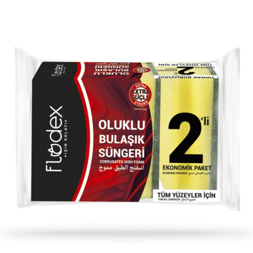 Ext. Güçlü Yeşil Sünger Oluklu