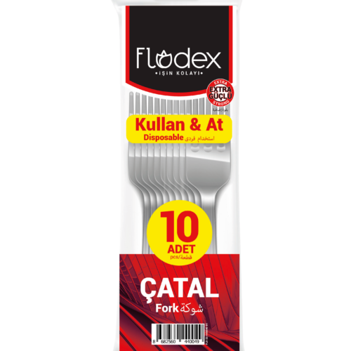 Plastik Çatal 10 lu